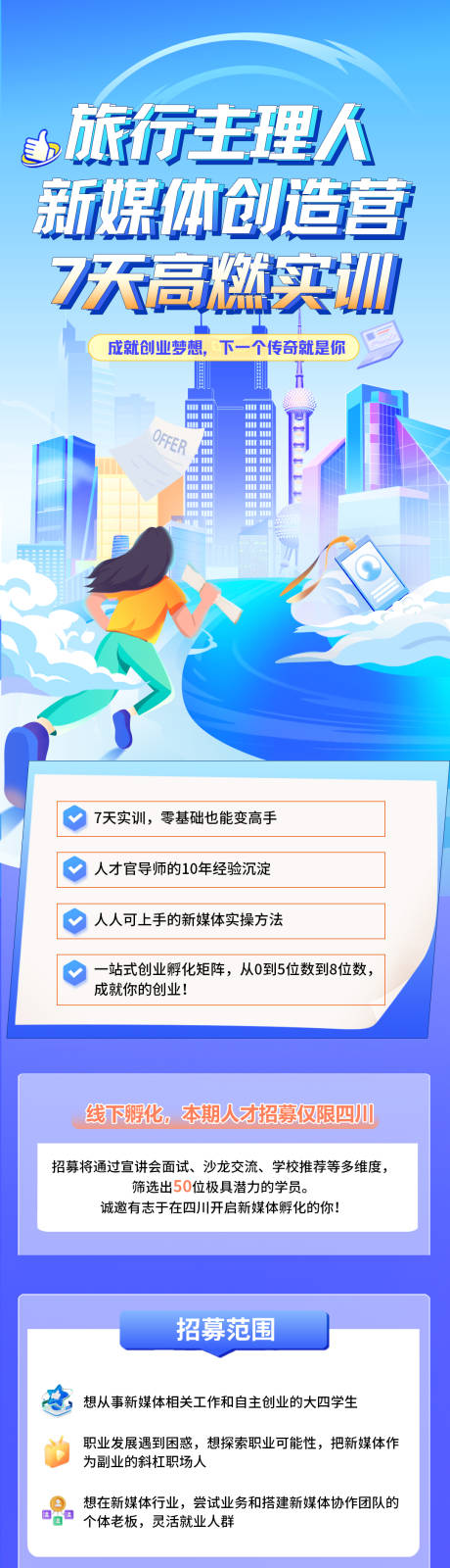 源文件下载【享设计】搜索编号：80600023398161287【旅行主理人媒体招聘长图海报】