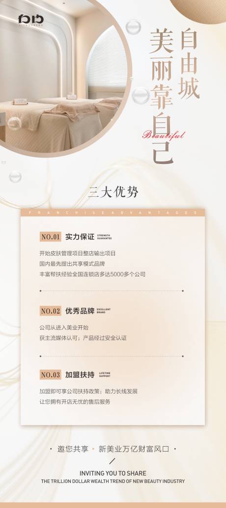 源文件下載【美業招商展架】編號：14130022958262670