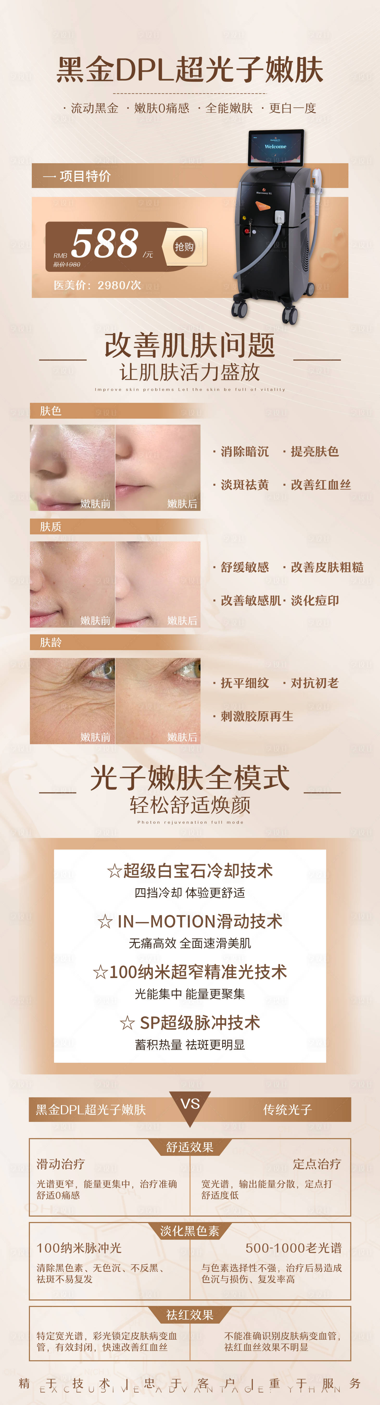 源文件下載【享設計】搜索編號：90170022954715450【醫美黑金超光子詳情頁】