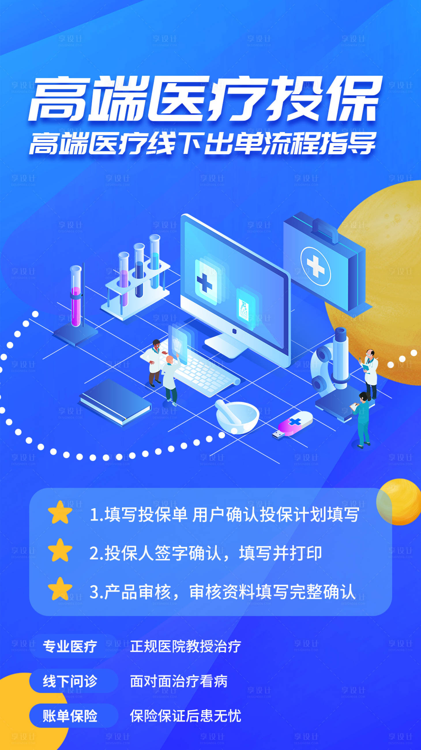 源文件下載【享設計】搜索編號：96170023497841577【醫療醫院投保保險海報】