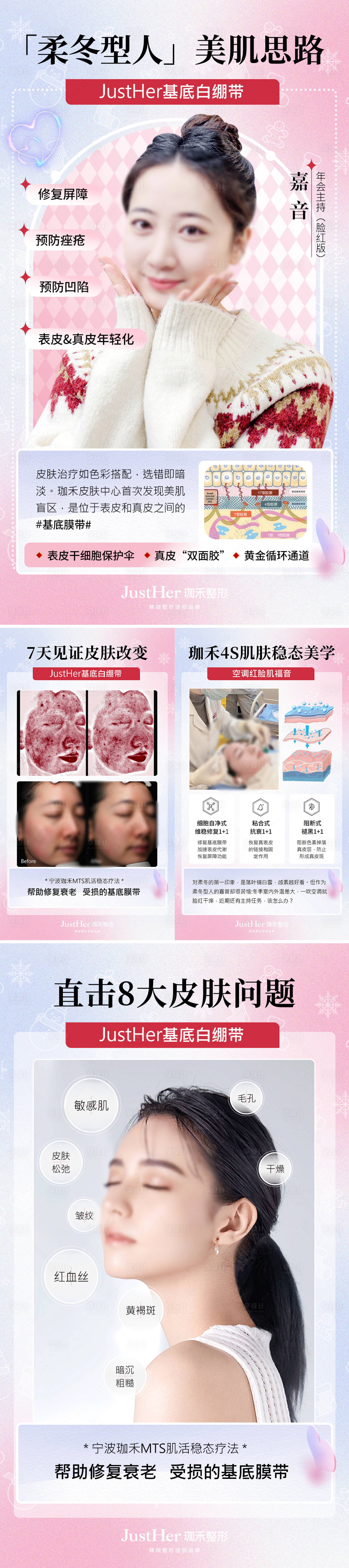 源文件下载【享设计】搜索编号：75250023299453243【 美肌思路长图】