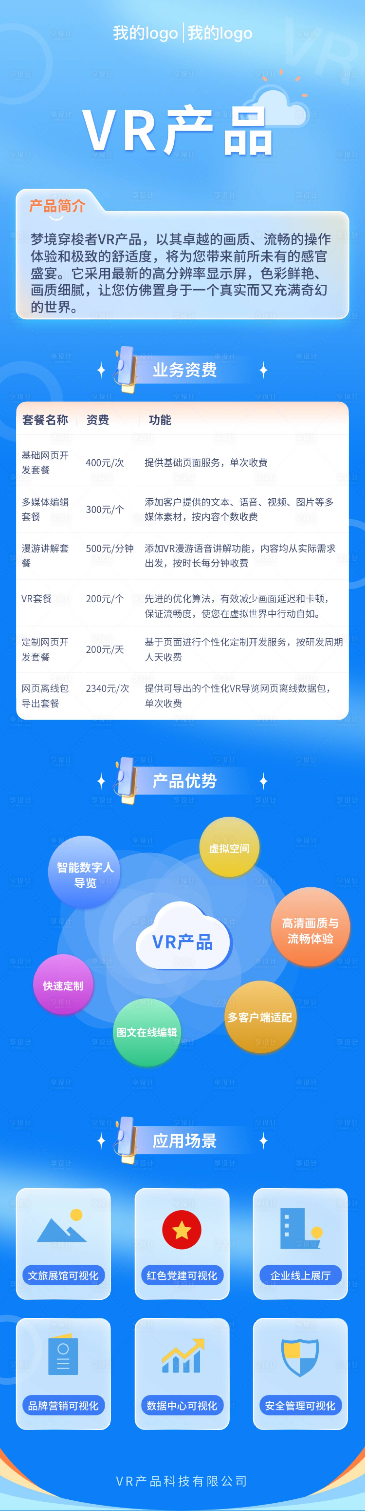 源文件下載【享設計】搜索編號：92230023341339928【VR產品介紹長圖海報】