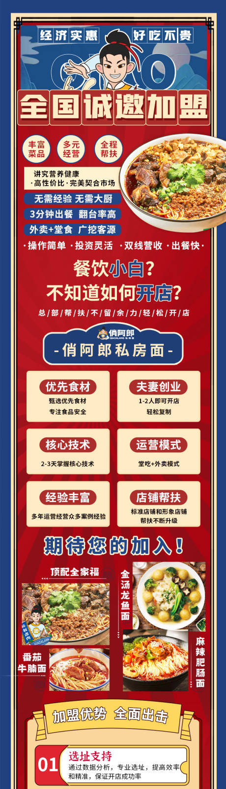 源文件下载【私房面面馆加盟落地页长图】编号：32250023066236351