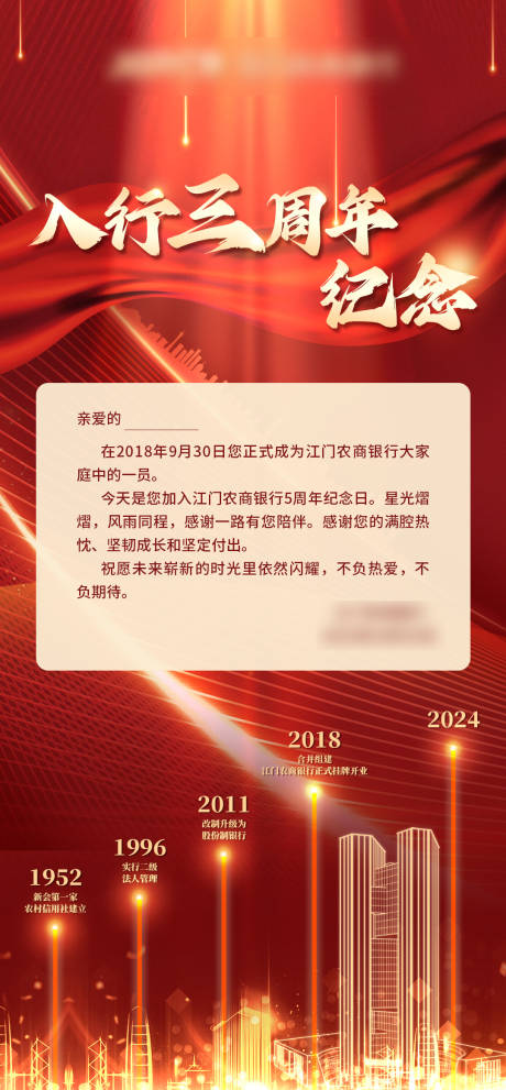 源文件下载【入行周年纪念海报】编号：54350022993884577