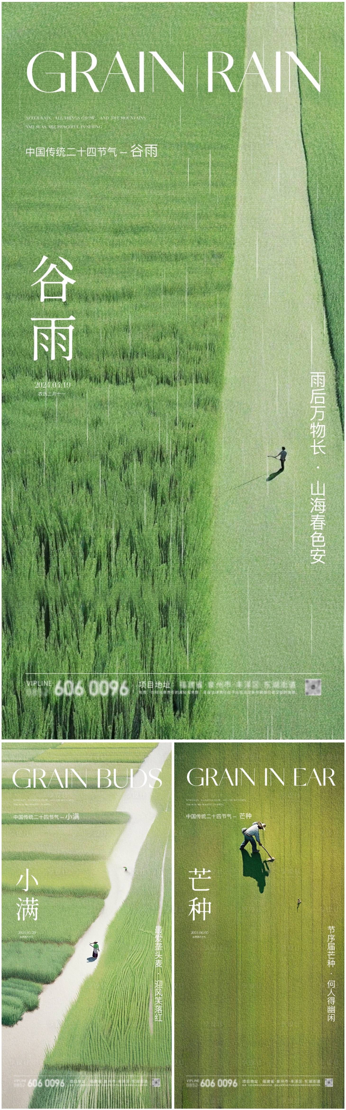 源文件下載【享設計】搜索編號：90550023179117557【谷雨小滿芒種海報】