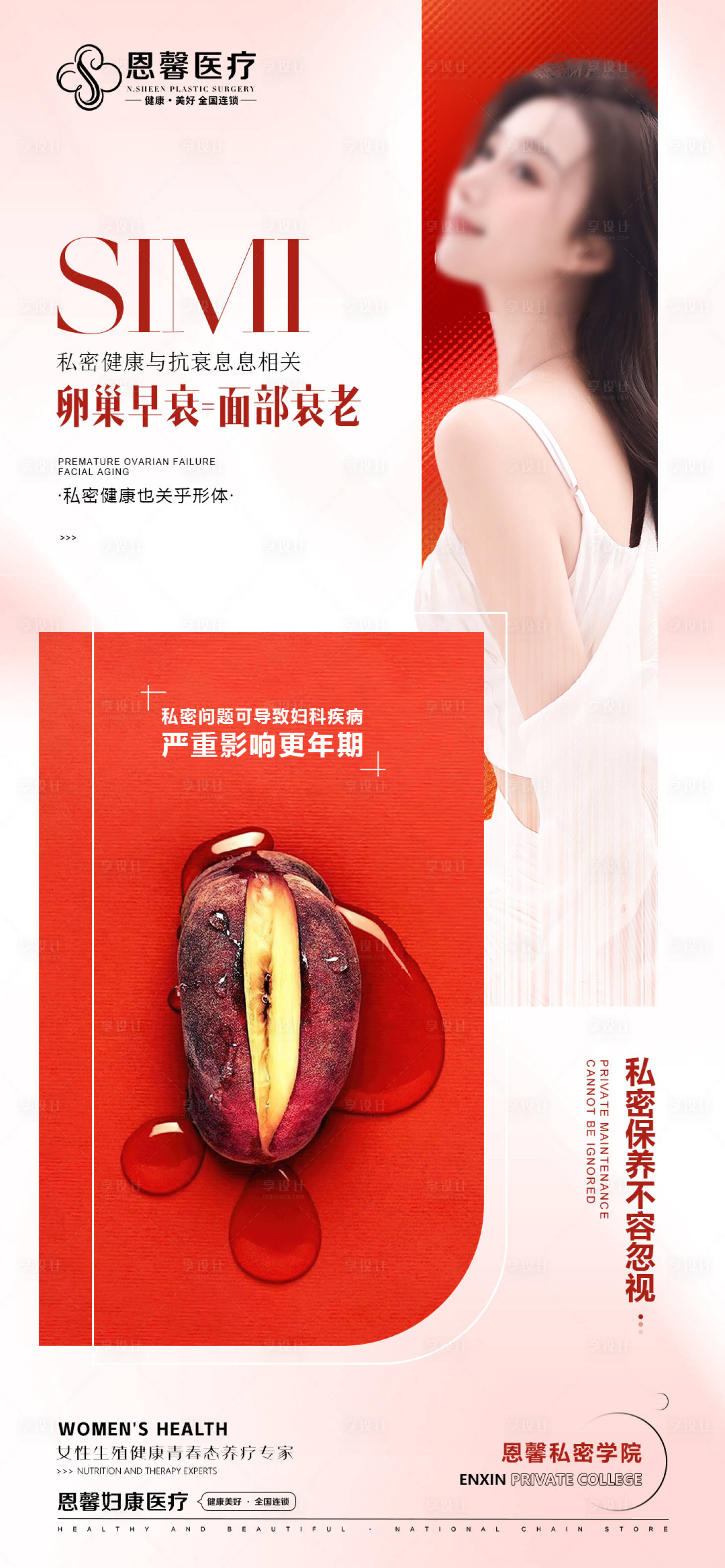 源文件下載【享設(shè)計】搜索編號：36110023146746468【私密保養(yǎng)不容忽視海報】