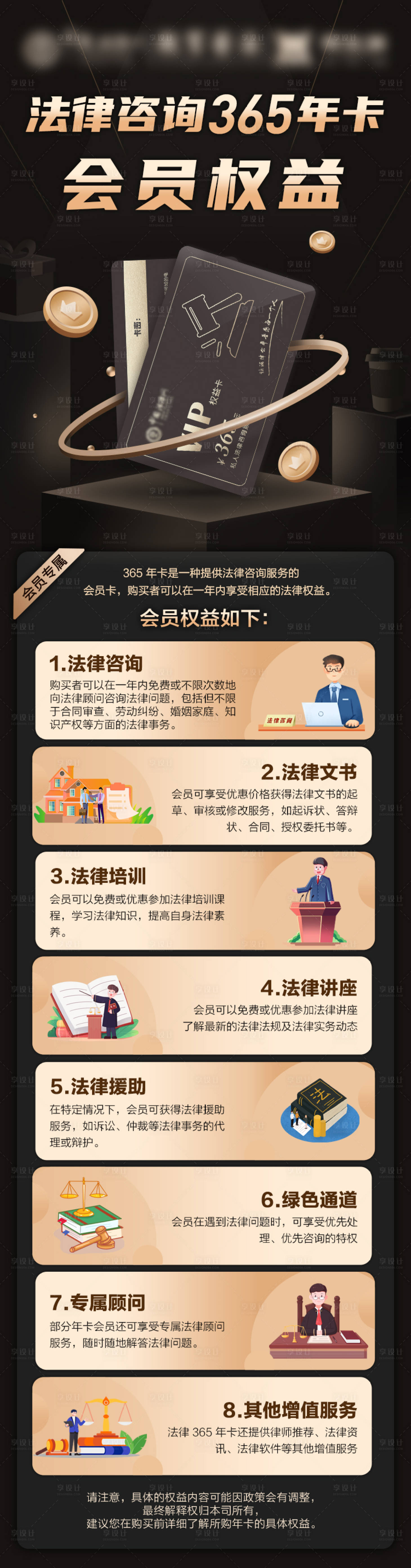 源文件下载【黑金会员权益介绍长图海报】编号：12630023496762698