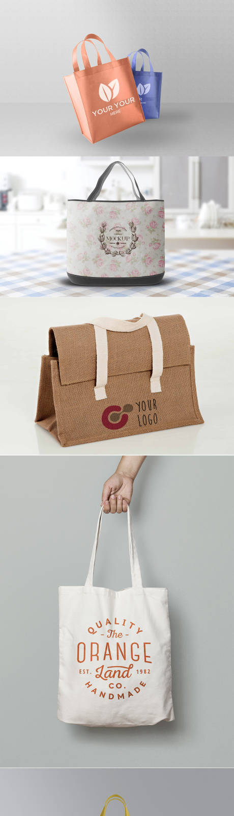 源文件下载【享设计】搜索编号：47240023143447363【帆布袋样机VI设计】