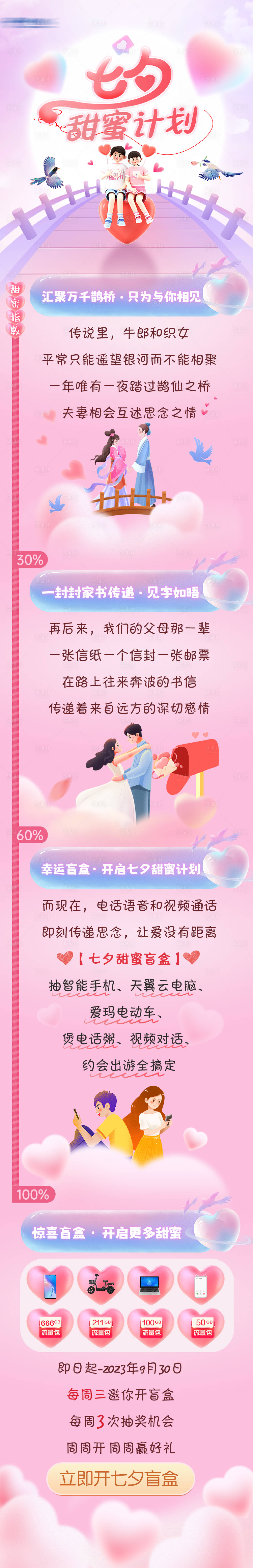 源文件下载【享设计】搜索编号：14750023261128746【运营商七夕活动长图】