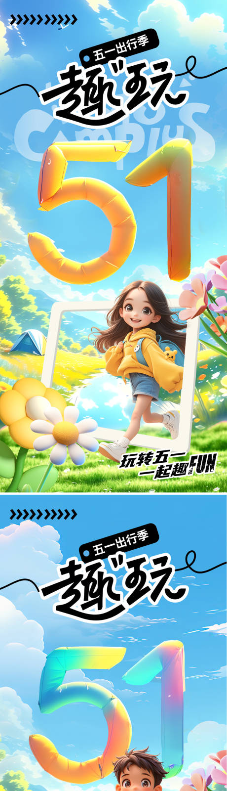 源文件下载【51劳动节旅游海报】编号：13060023399384318