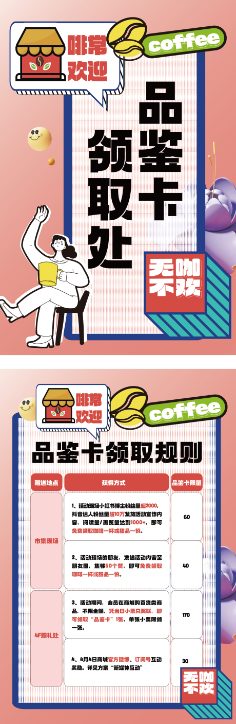 源文件下载【咖啡卡券领取活动海报】编号：51720022992199281