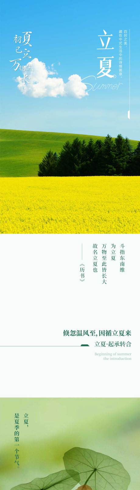 源文件下載【享設計】搜索編號：51060023562951517【立夏節(jié)氣海報】
