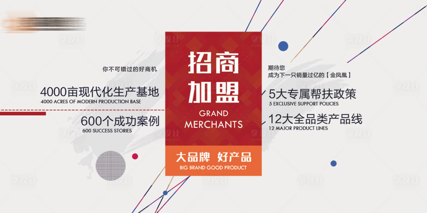 源文件下载【享设计】搜索编号：27900023641397585【招商活动背景板】