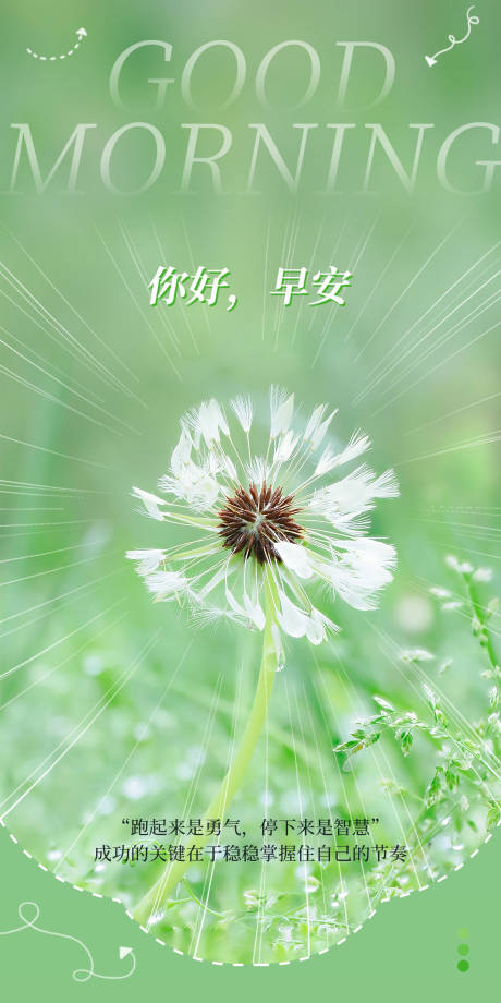 源文件下载【早安海报】编号：95900023079457757