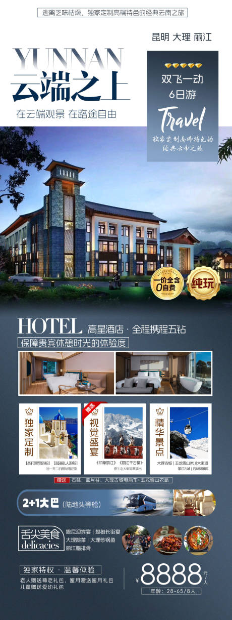 源文件下载【昆明云南旅游海报】编号：26440023207839344
