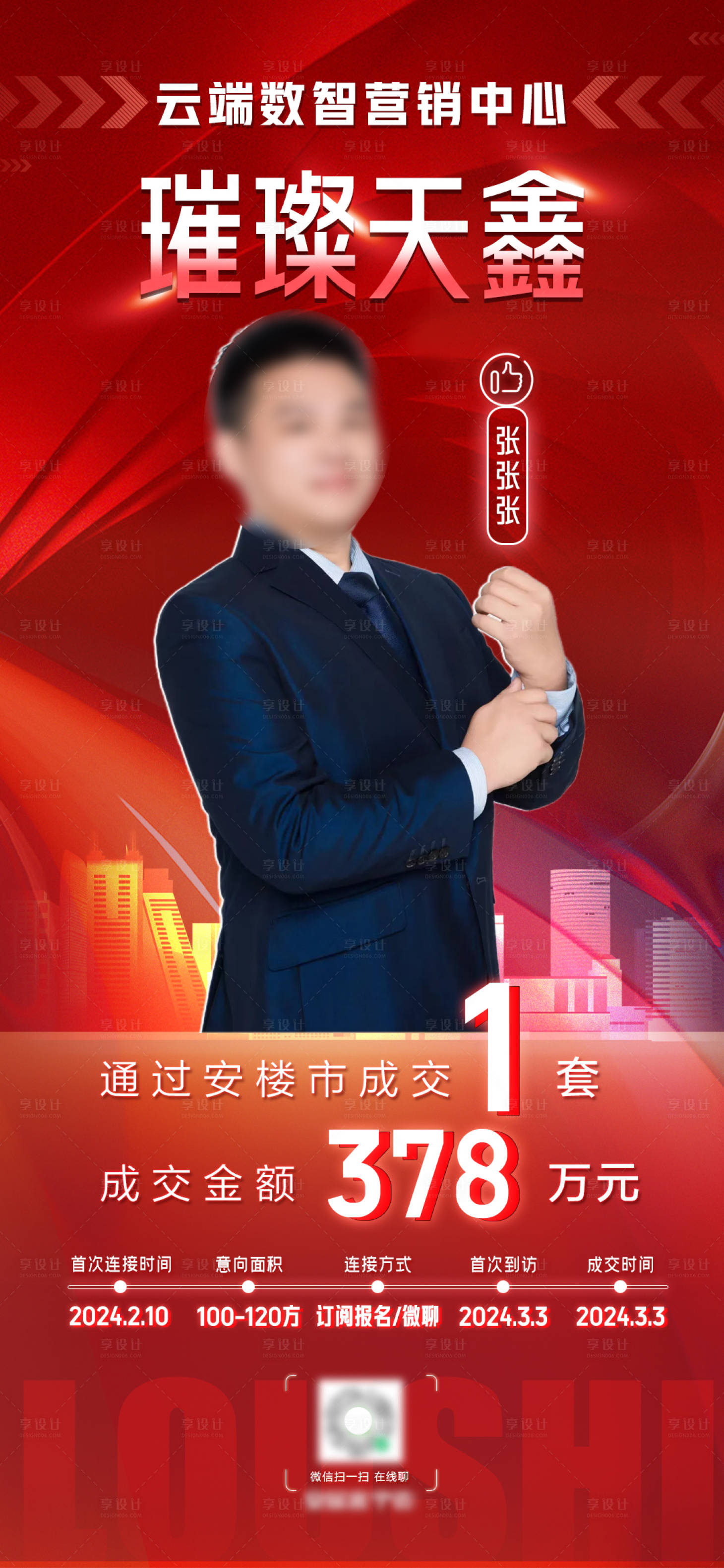 源文件下載【享設計】搜索編號：14100023287197256【地產項目顧問成交海報】