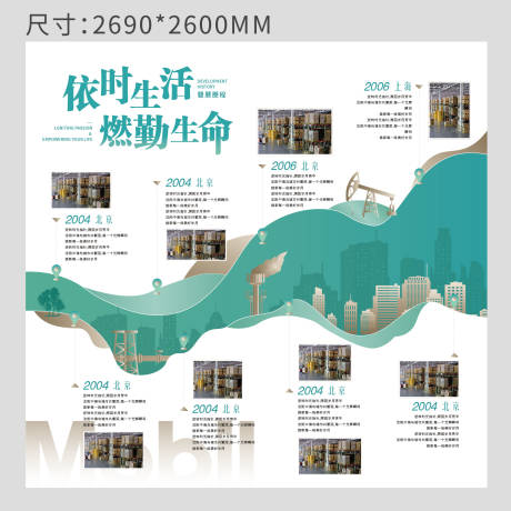 源文件下載【企業文化歷史發展歷程時間軸展板】編號：85840023515629063