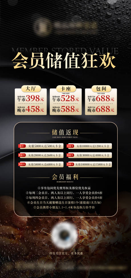 源文件下载【餐饮充值活动海报】编号：61440023056466399