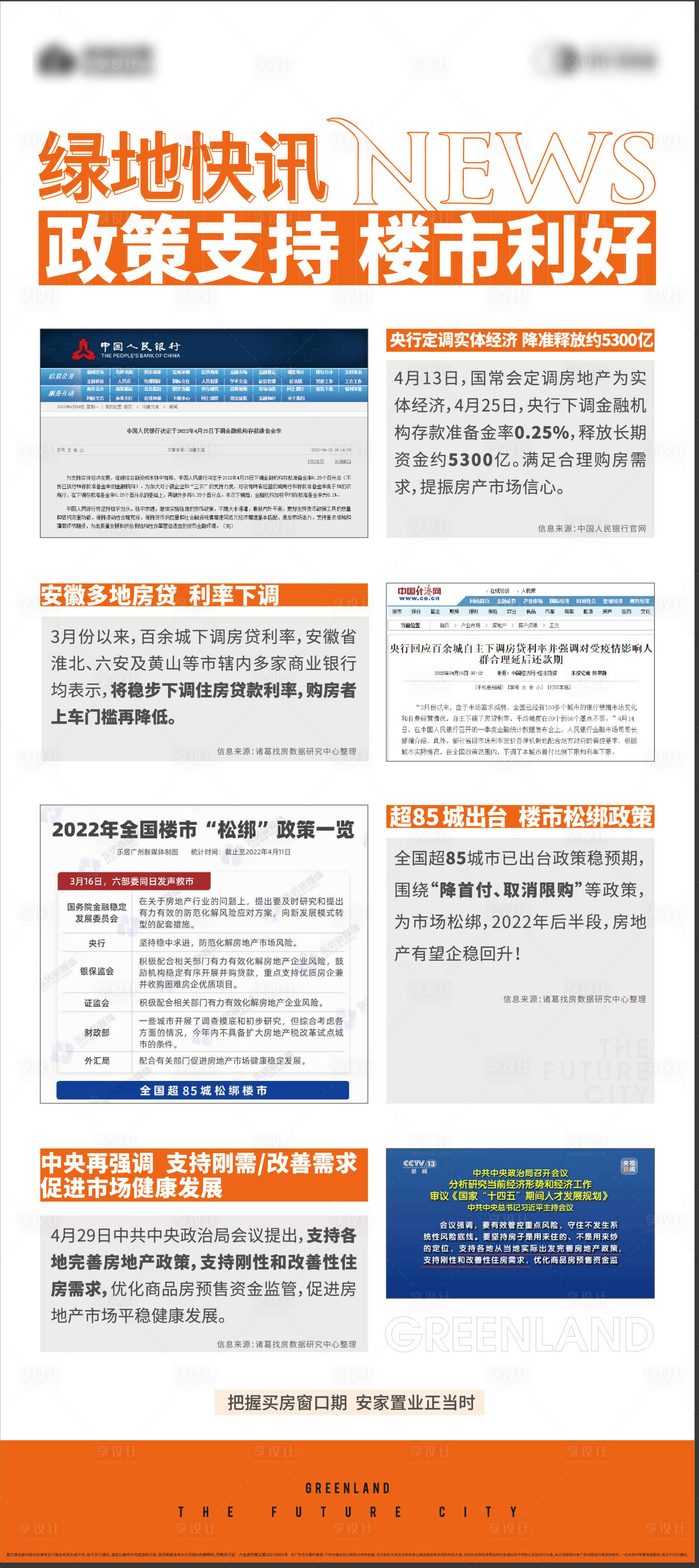 源文件下載【享設計】搜索編號：57590023199222292【樓市利好展架】