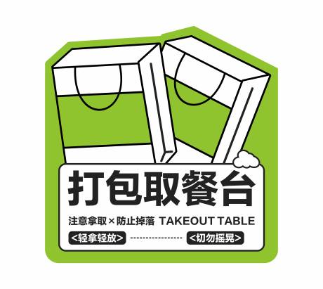 源文件下載【外賣打包取餐臺(tái)貼紙不干膠設(shè)計(jì)】編號(hào)：53650023531112514
