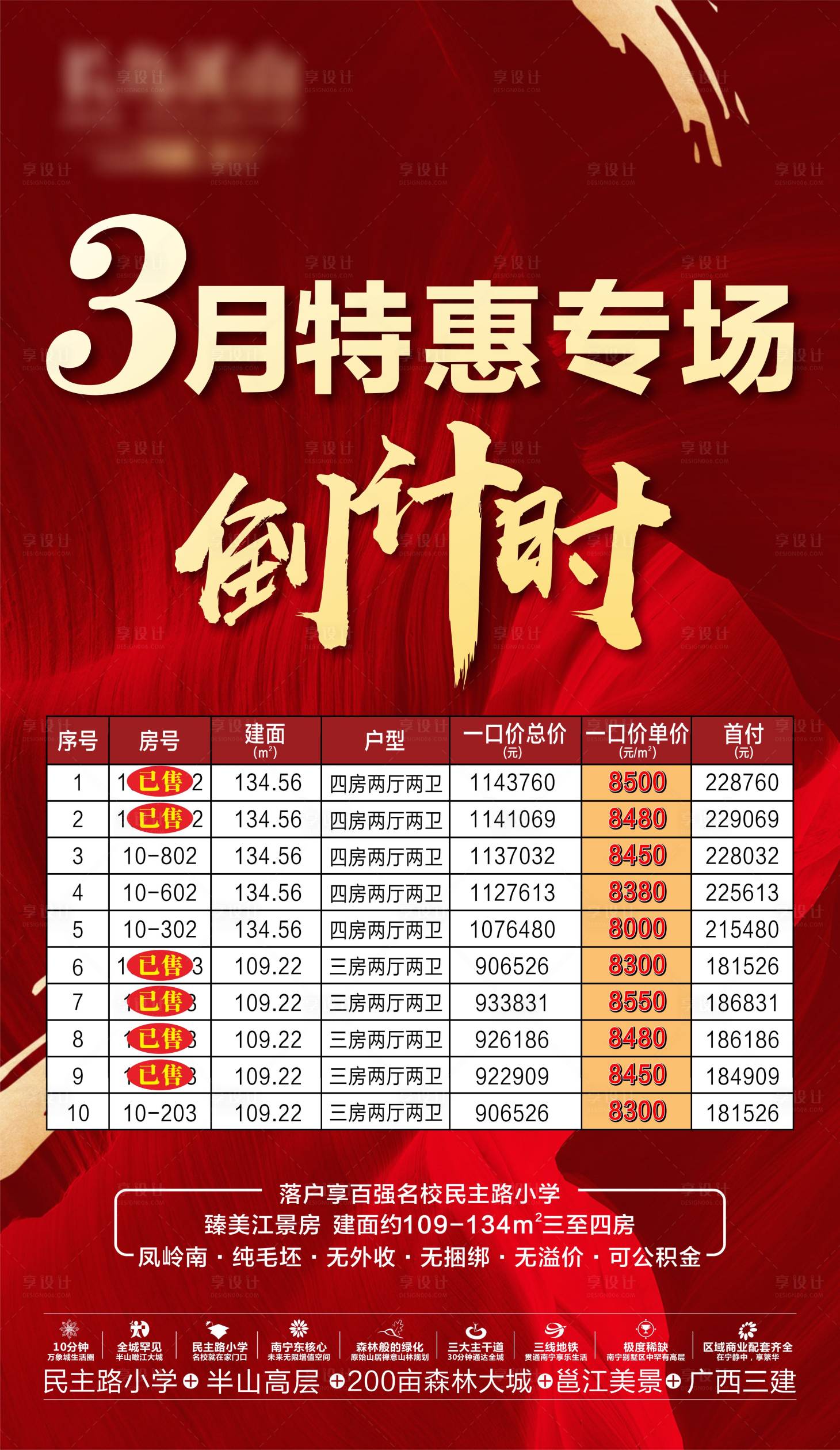 源文件下载【享设计】搜索编号：56400023470079540【地产特价房海报】