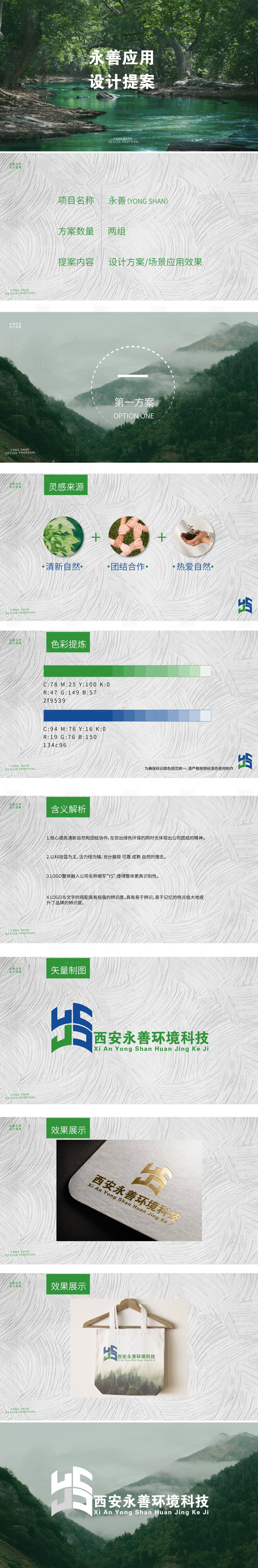 源文件下載【享設計】搜索編號：57250023377381652【環保公司vi應用提案】