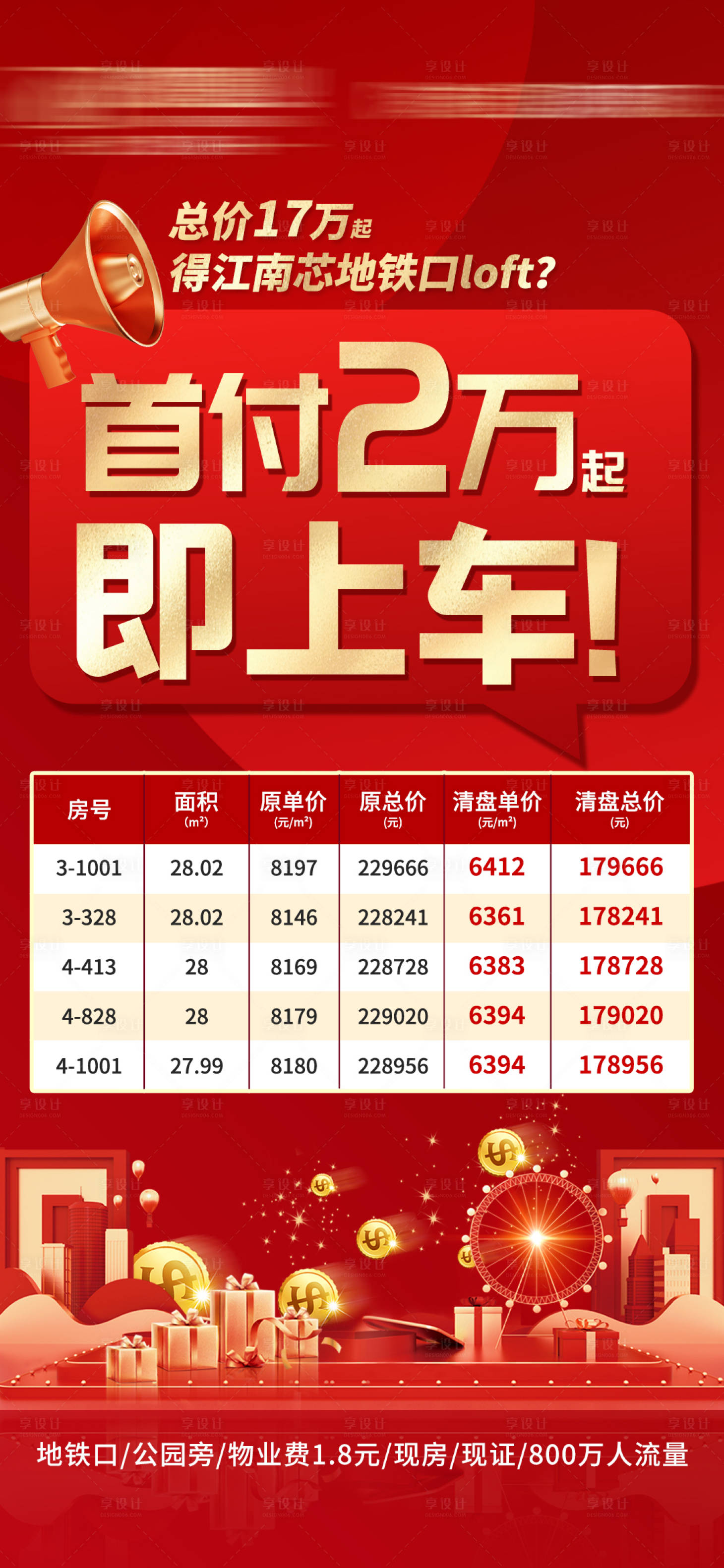 源文件下載【享設計】搜索編號：38300023079646349【地產房源首付福利價值點海報】