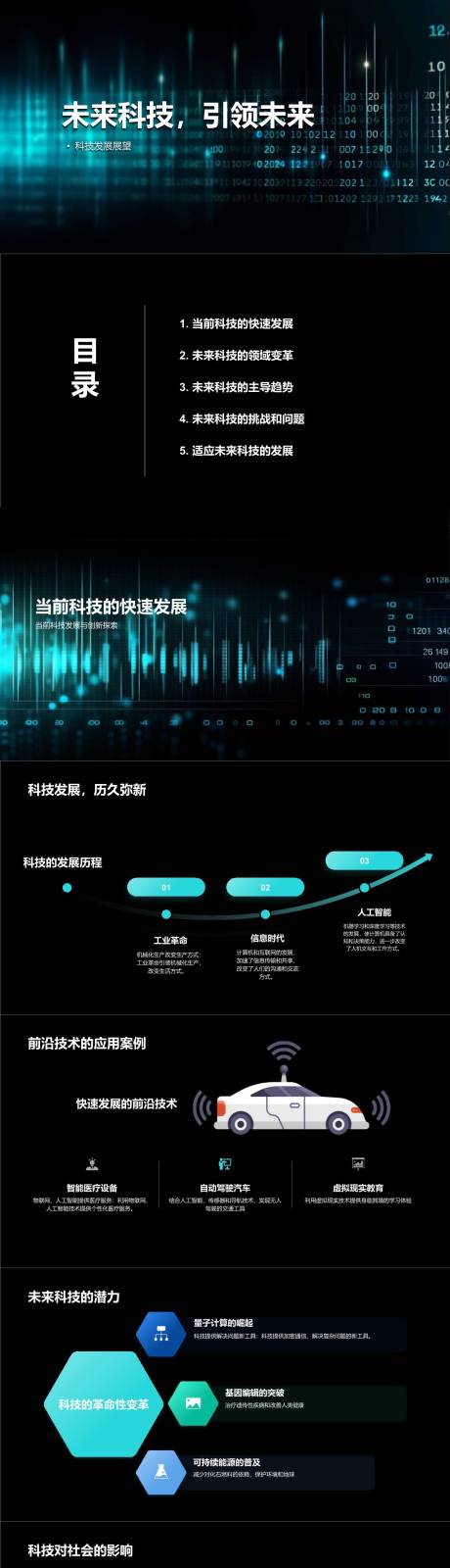 编号：28210023033604318【享设计】源文件下载-科技引领未来PPT