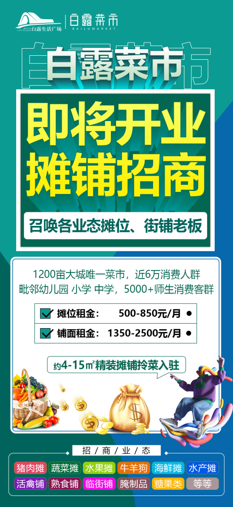 源文件下载【地产商铺招商海报】编号：86670023568281916