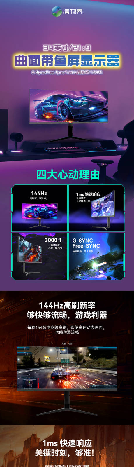 源文件下載【34寸帶魚屏詳情頁(yè)】編號(hào)：79560023392023611