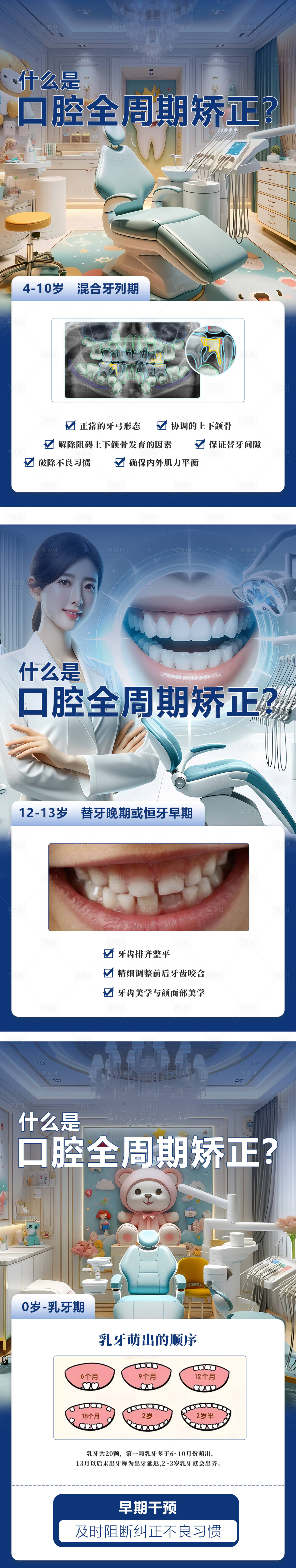 源文件下载【享设计】搜索编号：89500023405777243【口腔科普海报】
