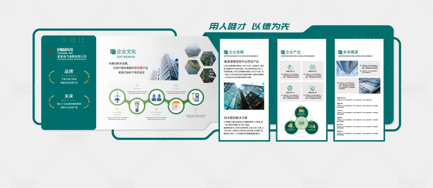源文件下载【享设计】搜索编号：28250023067042460【电网电力文化墙 】
