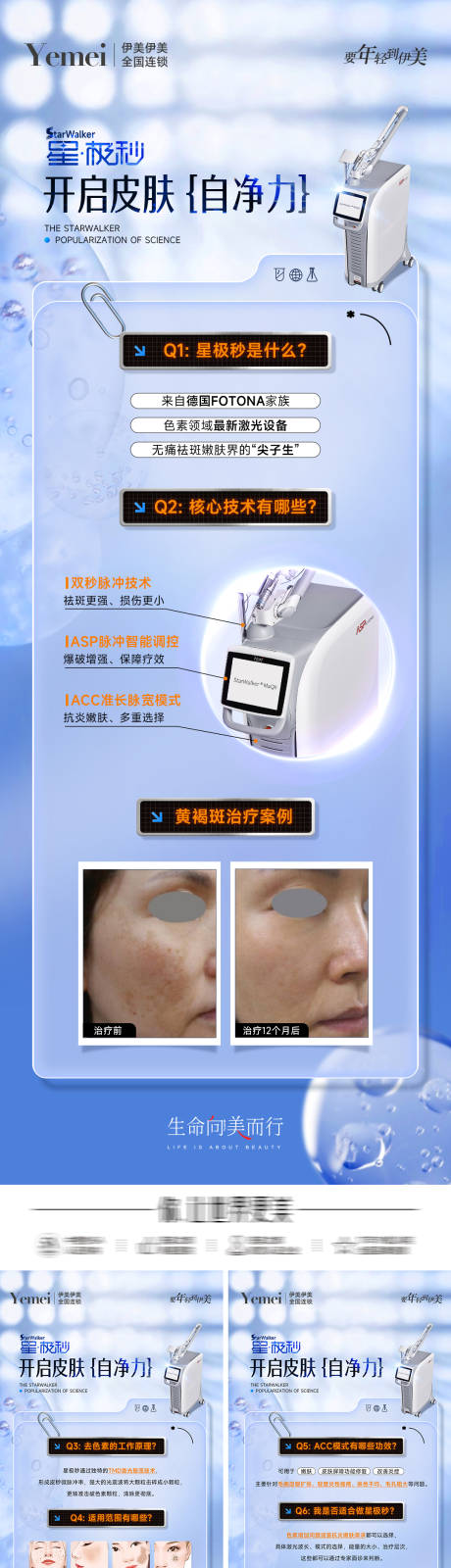 医美科普系列海报