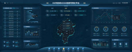 源文件下载【科技可视化大屏UI设计】编号：46180023612093296