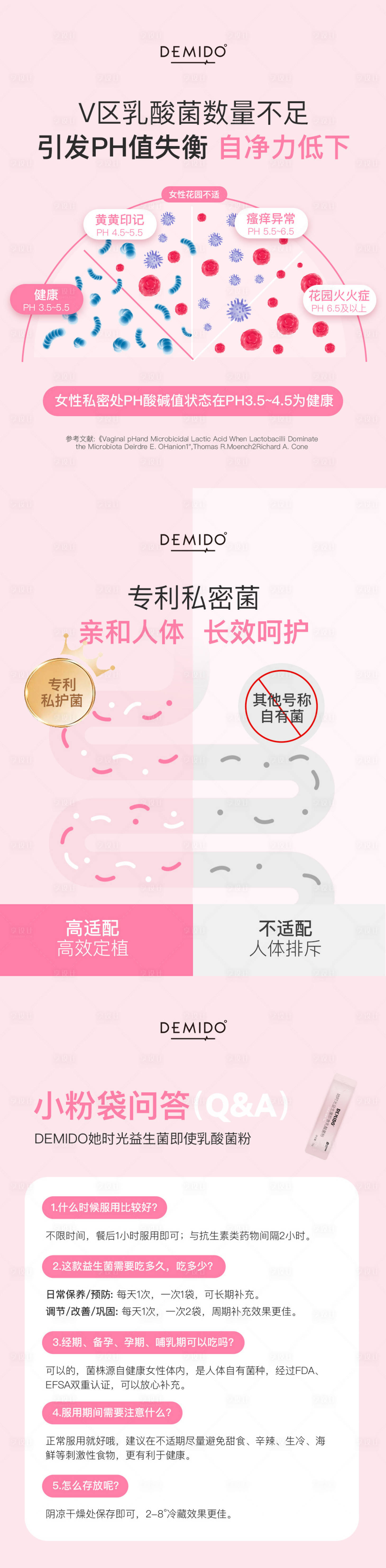 源文件下载【女性益生菌科普长图海报】编号：57380023290138413