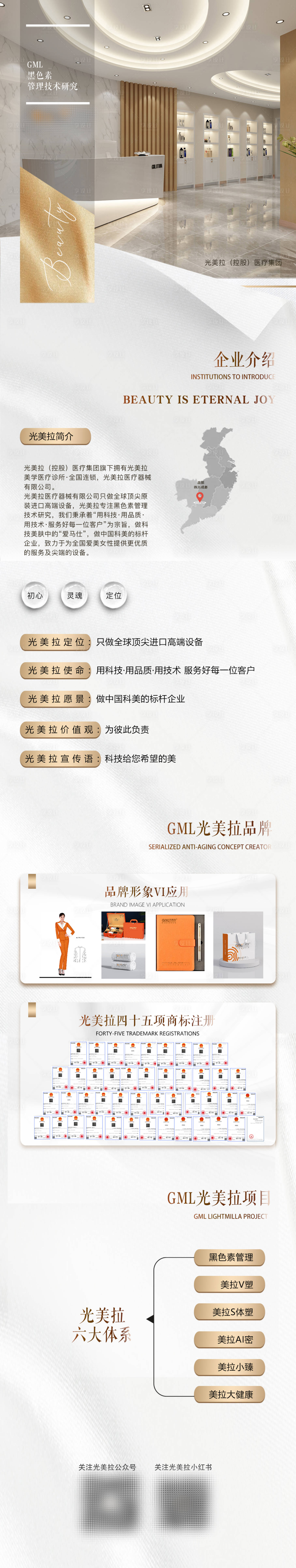 源文件下载【简约企业宣传长图】编号：98680023048103344