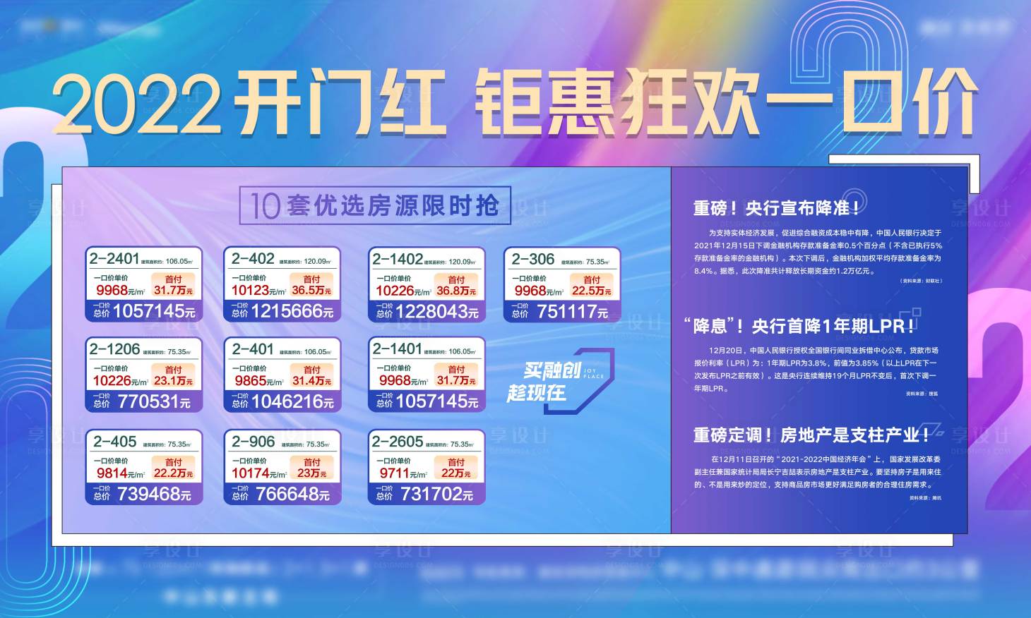 源文件下載【享設(shè)計(jì)】搜索編號：80170023544107113【熱銷特價(jià)房展板】