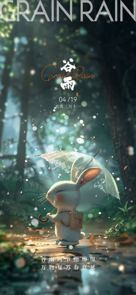 源文件下載【谷雨海報】編號：94180023215265847