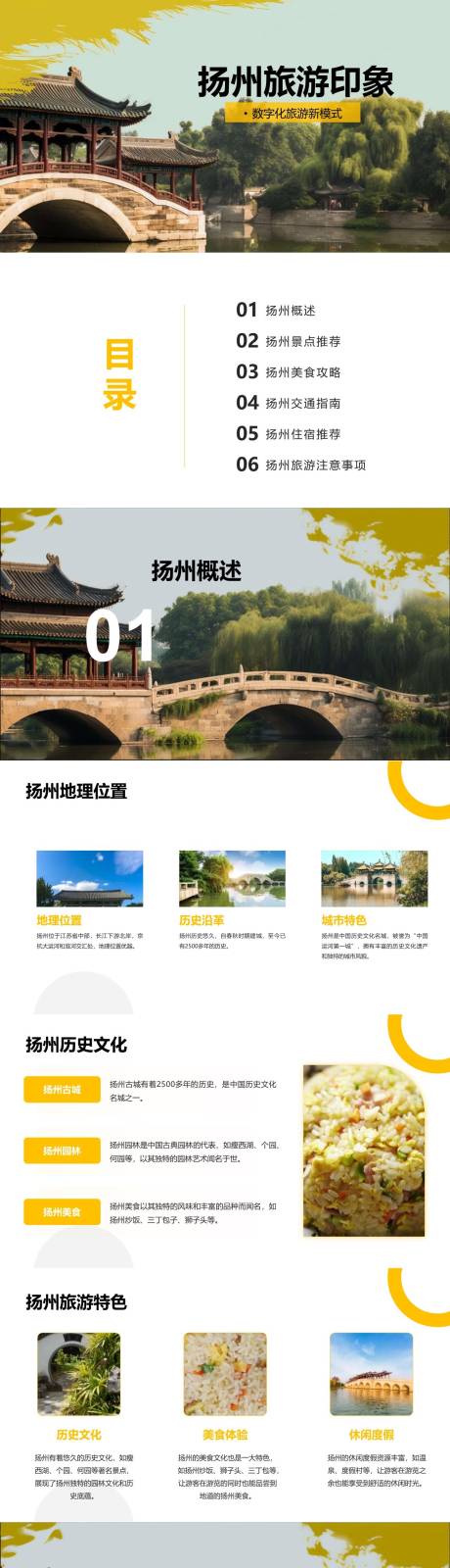 源文件下載【享設計】搜索編號：11130023043674443【揚州自由行旅游攻略PPT】
