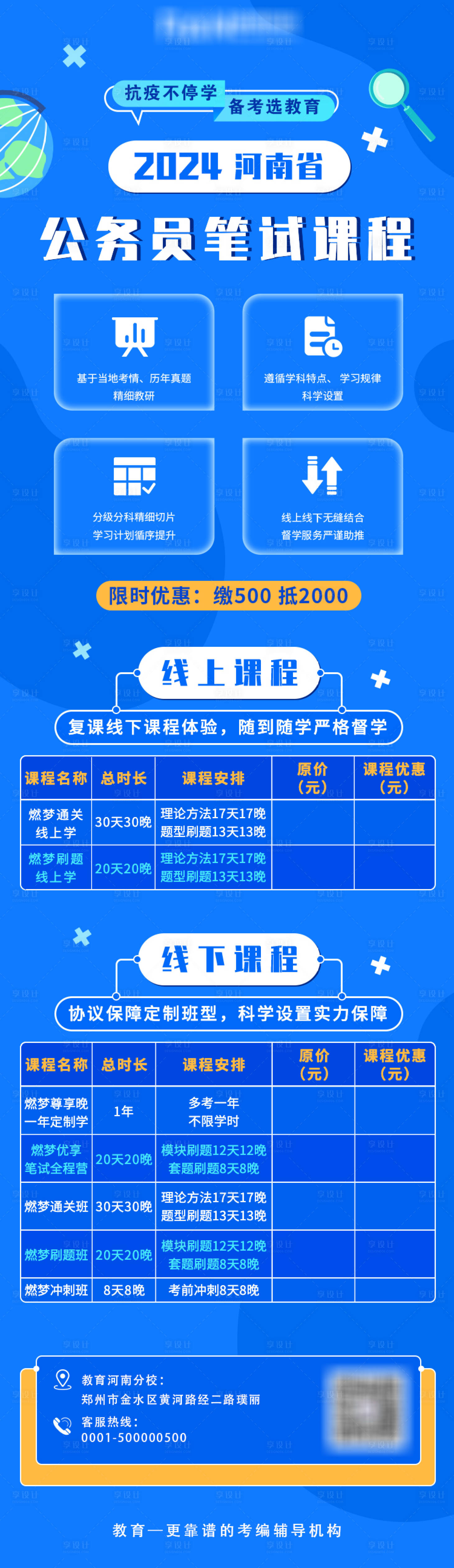 源文件下載【享設計】搜索編號：86290023258219666【公務員筆試課程海報】