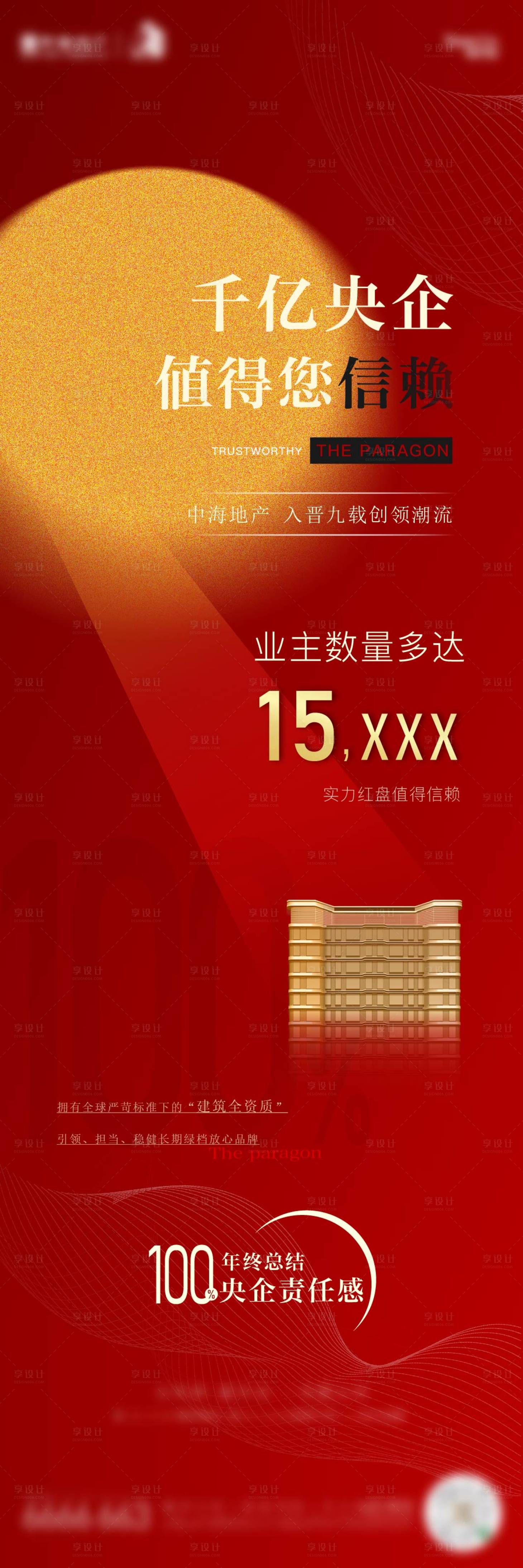 源文件下載【地產業(yè)績數字長圖海報】編號：50310023150737216