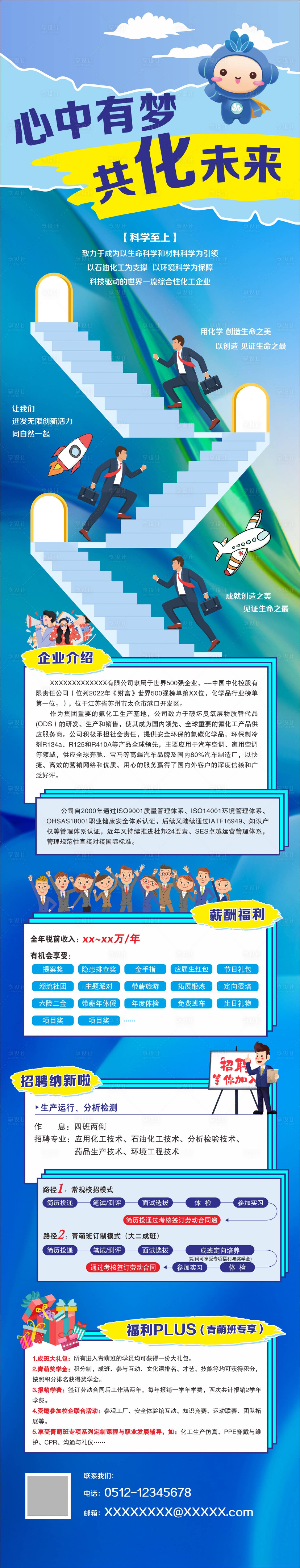 源文件下載【享設計】搜索編號：31400023069844832【企業招聘長圖】