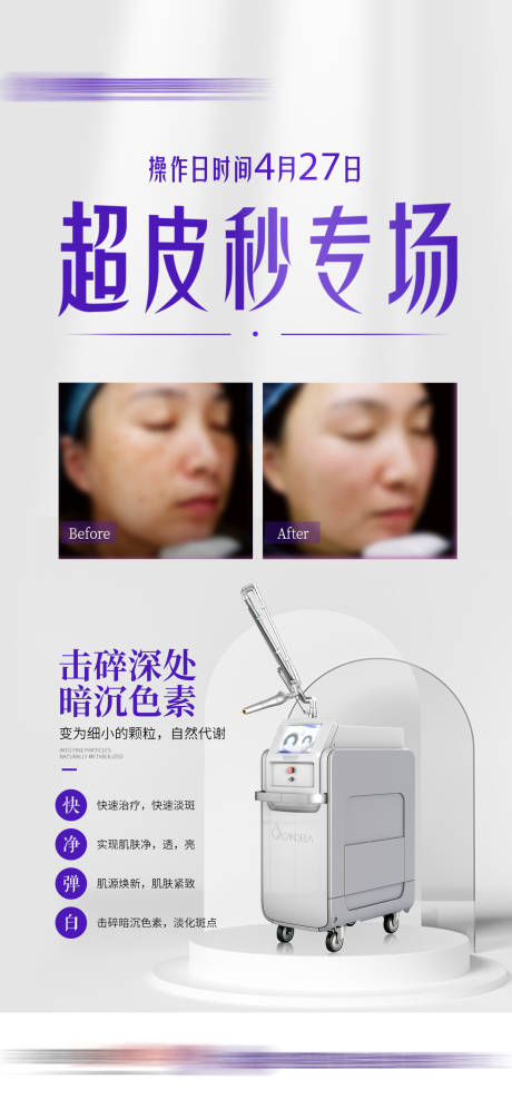 源文件下载【超皮秒专场仪器海报】编号：10580023594419021