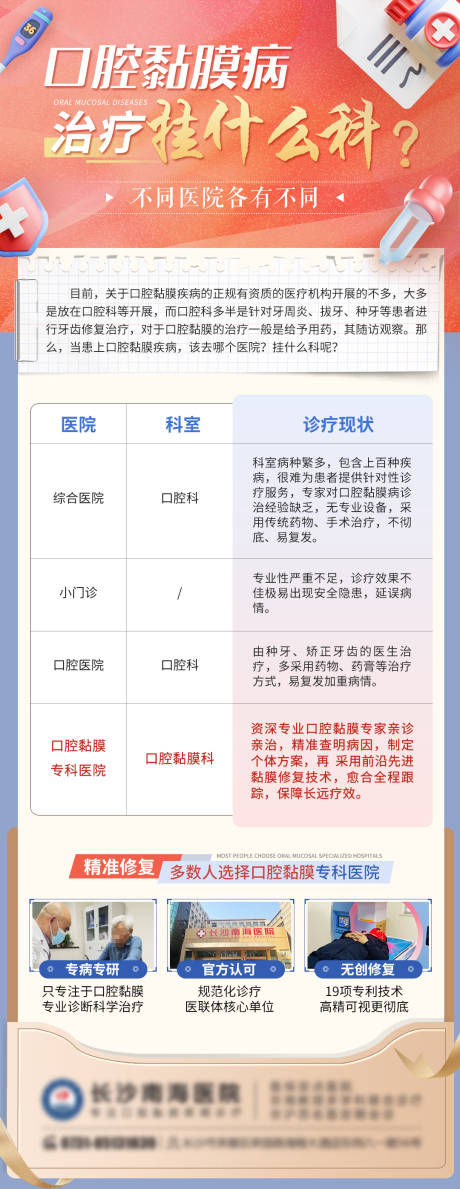 源文件下载【口腔黏膜科普医疗海报】编号：38570023124814013