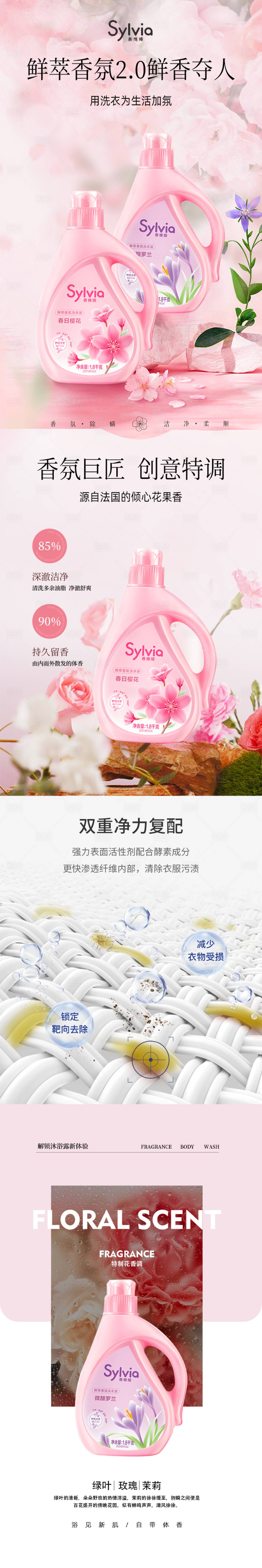 源文件下载【享设计】搜索编号：21900023242363001【洗衣液电商详情页】