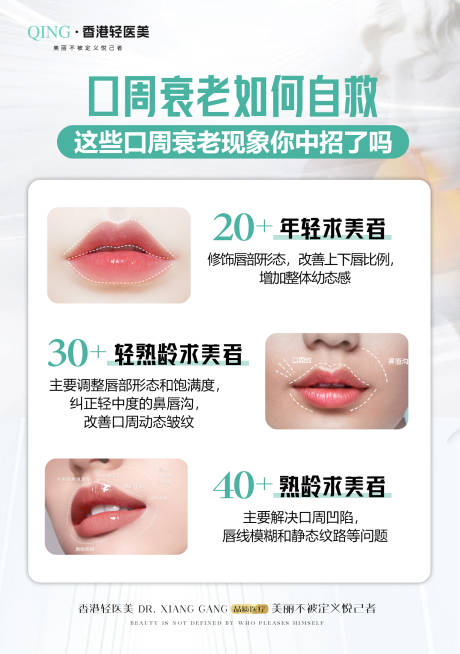 源文件下载【口周衰老科普海报】编号：84280023528072535