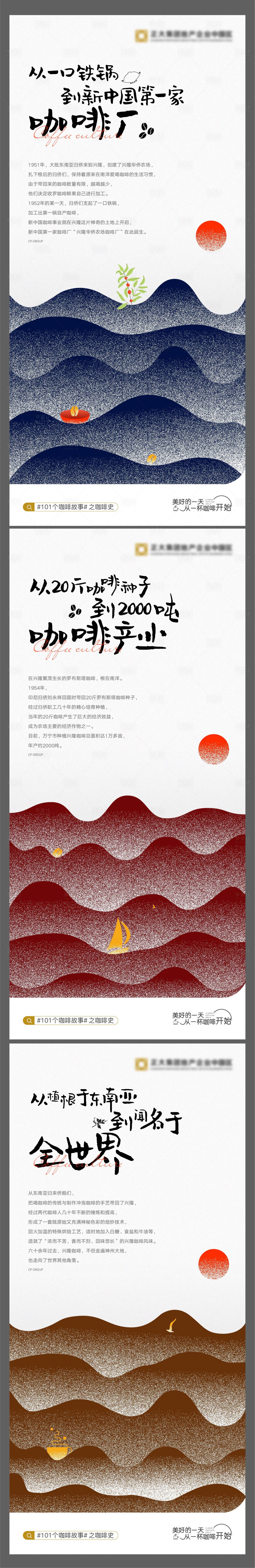 源文件下載【享設(shè)計】搜索編號：76830023610098715【咖啡史宣傳海報】