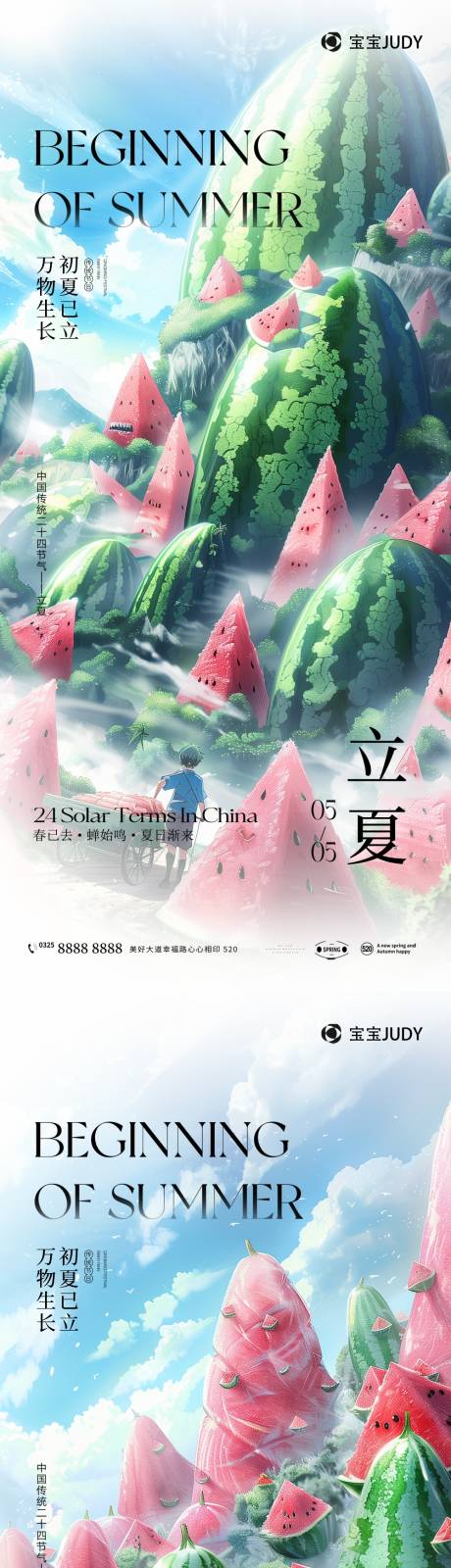 源文件下载【享设计】搜索编号：26180023255765750【立夏节气海报】