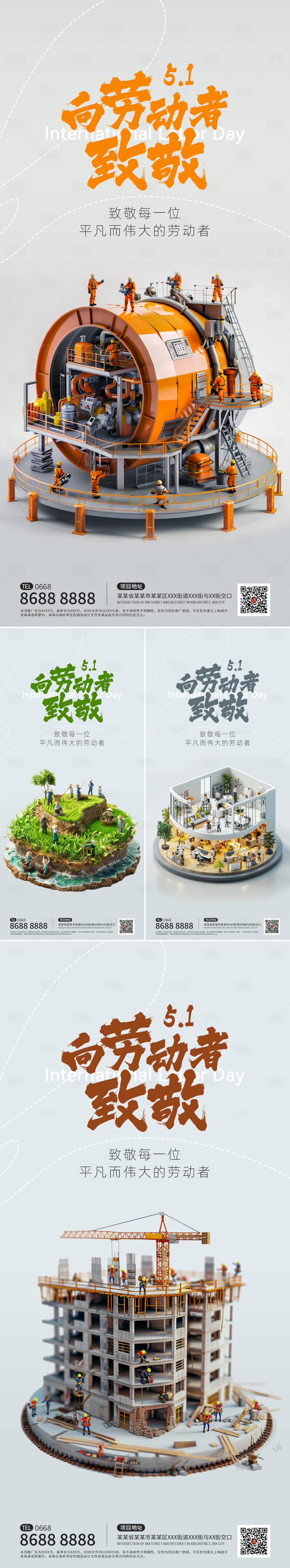 源文件下載【享設(shè)計】搜索編號：89670023363796263【51勞動節(jié)致敬勞動者海報 】