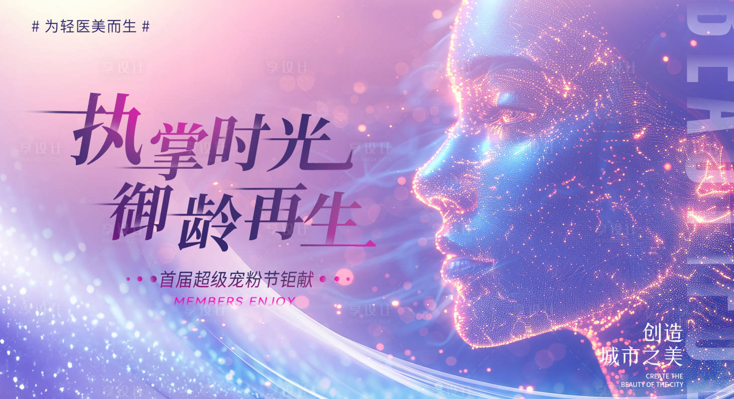 源文件下載【享設(shè)計】搜索編號：85420023388592226【醫(yī)美展板】
